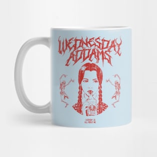 Wednesday Addams Metal Mug